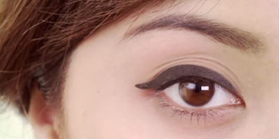 cat eye makeup technique