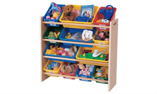 toy clutter solutions: bins - Help! We've Got Kids