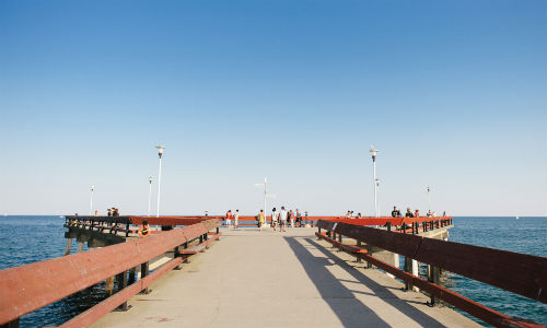 Toronto Islands pier