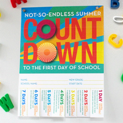 9 Back-To-School Countdown Ideas Kids Will Love | Help! We've Got Kids