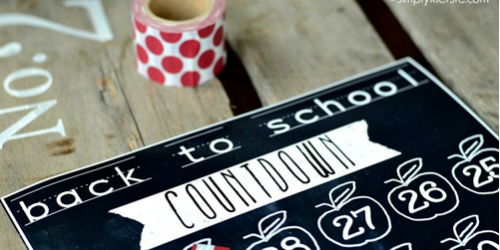 9 Back-To-School Countdown Ideas Kids Will Love | Help! We've Got Kids