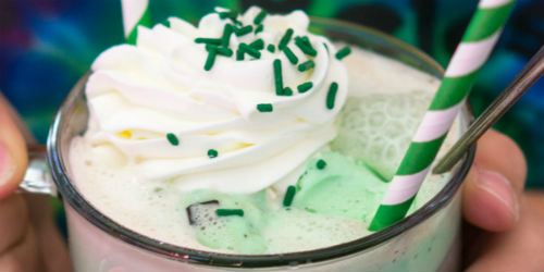 Mint Hot Chocolate Float | Help! We've Got Kids