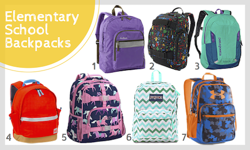 best school bags for elementary