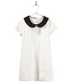 Ponte di Roma Dress with Contrasting Collar From Zara