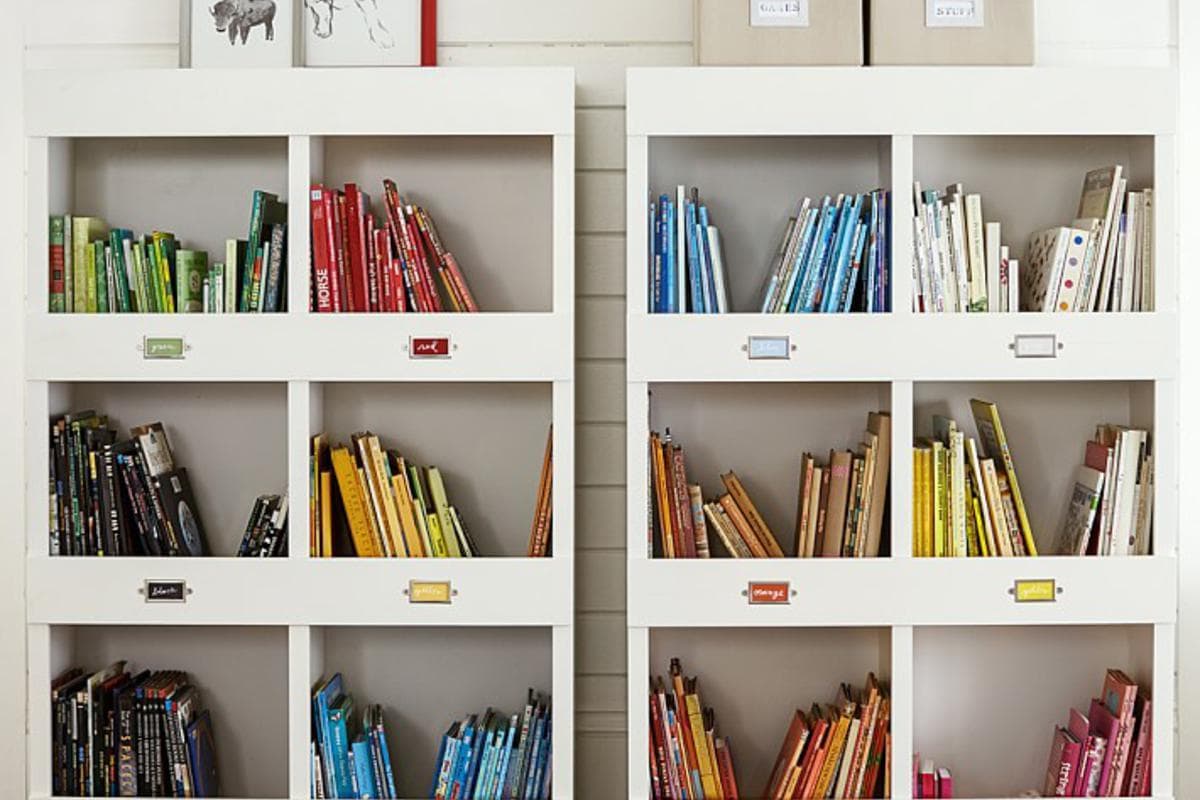 children's book organization ideas