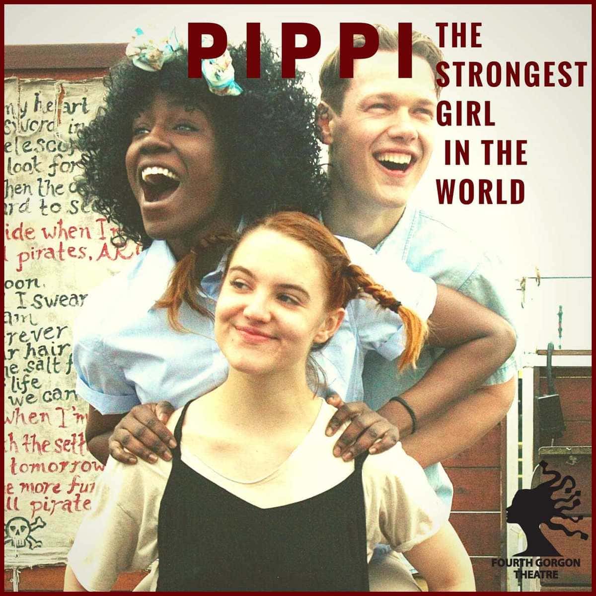 promotional image for Pippi: The Strongest Girl in the World children's musical at Pirate Life