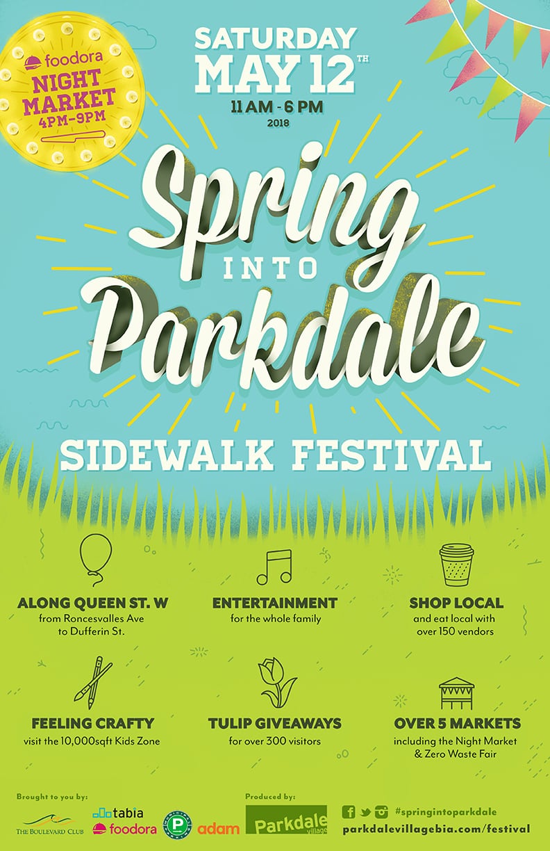 Spring Into Parkdale event poster