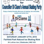 Skating Party Poster with details