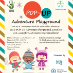 Pop-Up Adventure Playground flyer
