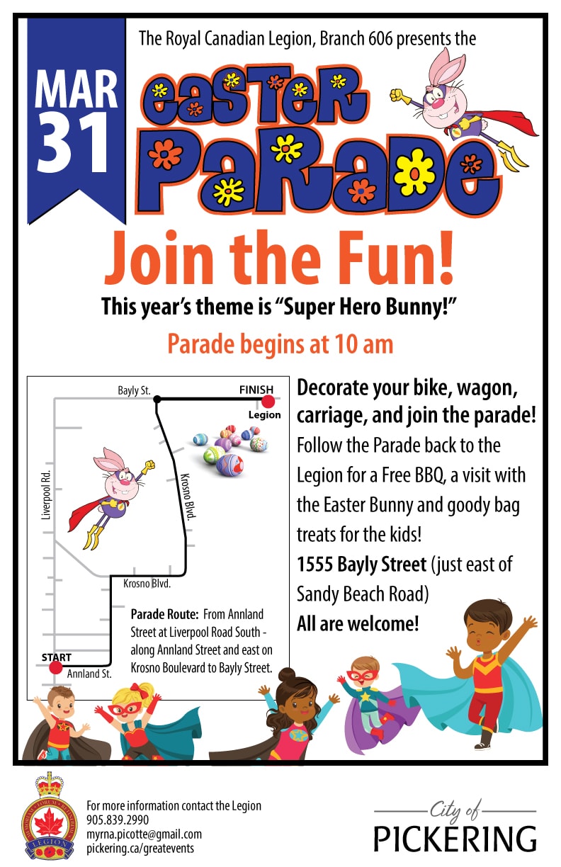 Pickering Easter Parade poster
