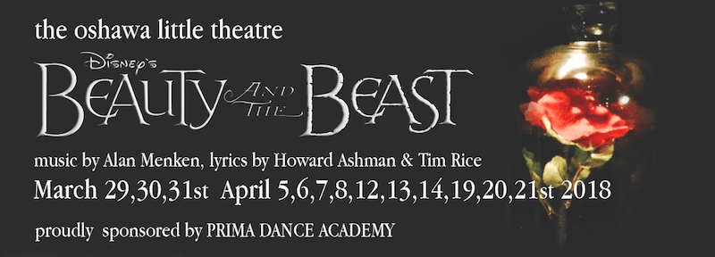 Event Listing: Beauty and the Beast at Oshawa Little Theatre