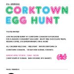 Corktown Egg Hunt flyer