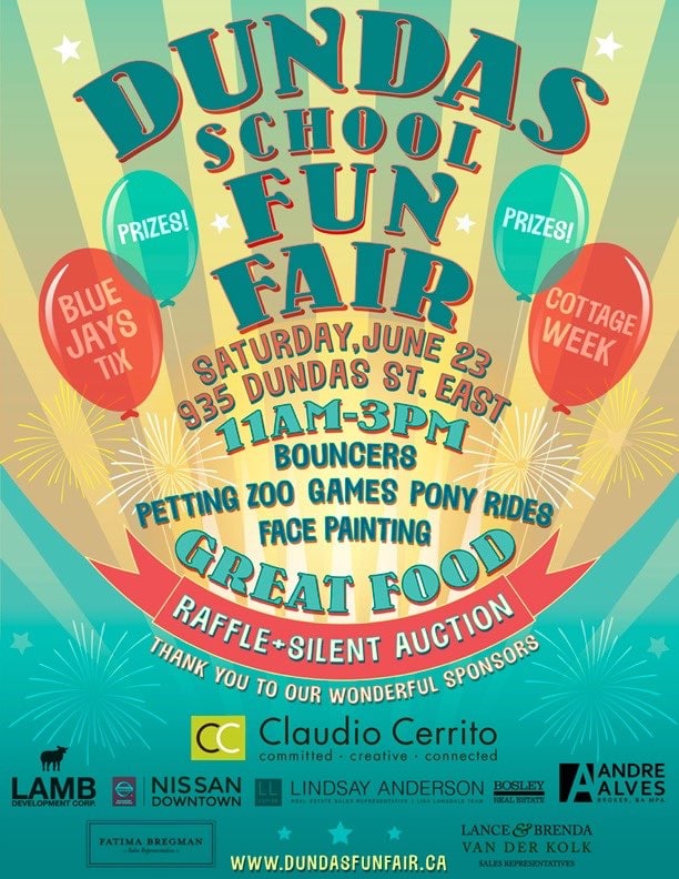 Dundas School Fun Fair flyer