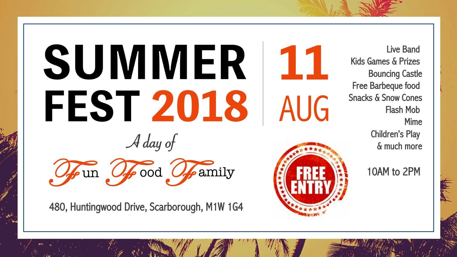 Summerfest 2018 banner