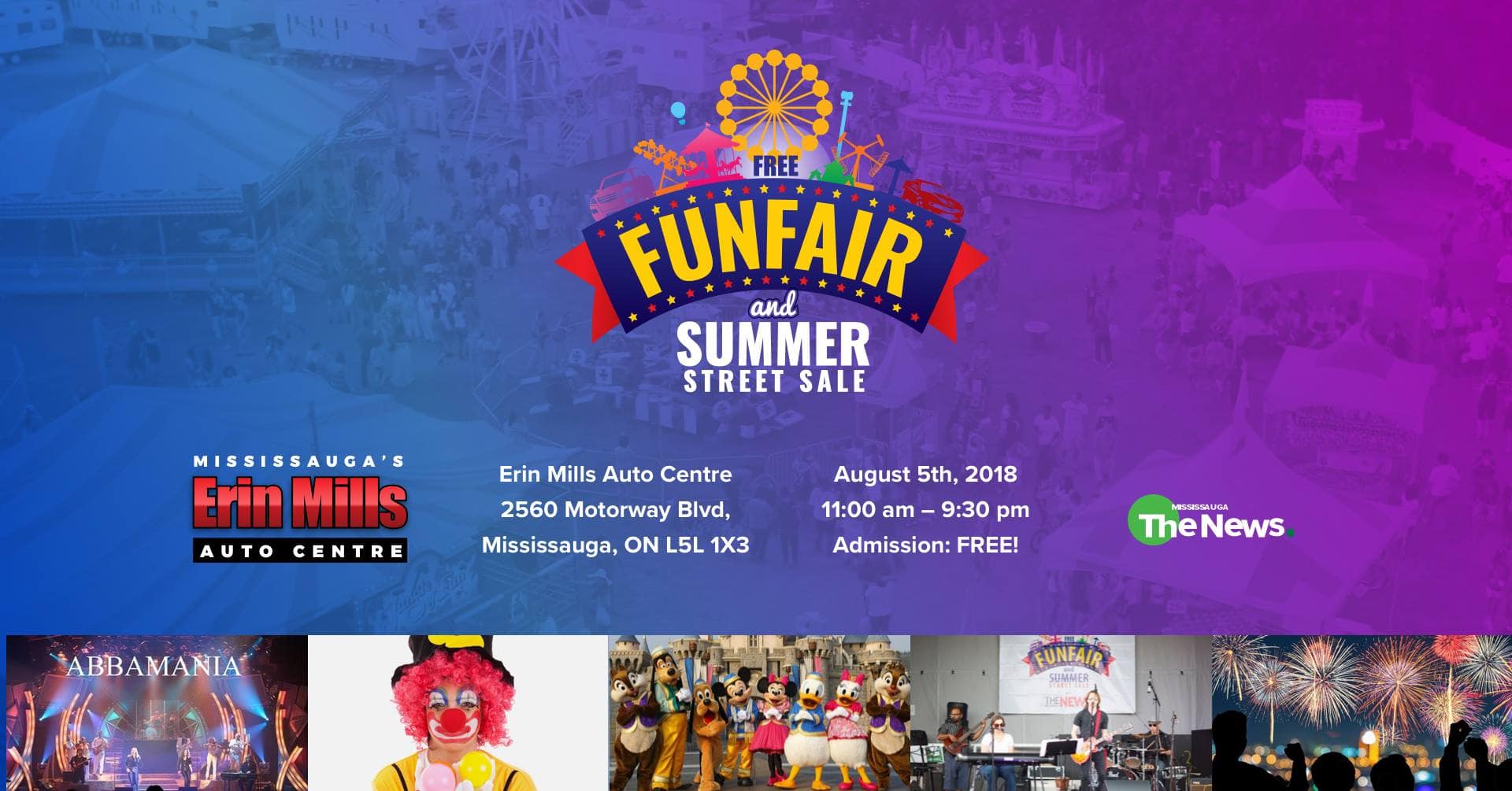 Erin Mills Auto Centre Fun Fair and Street Sale 2018