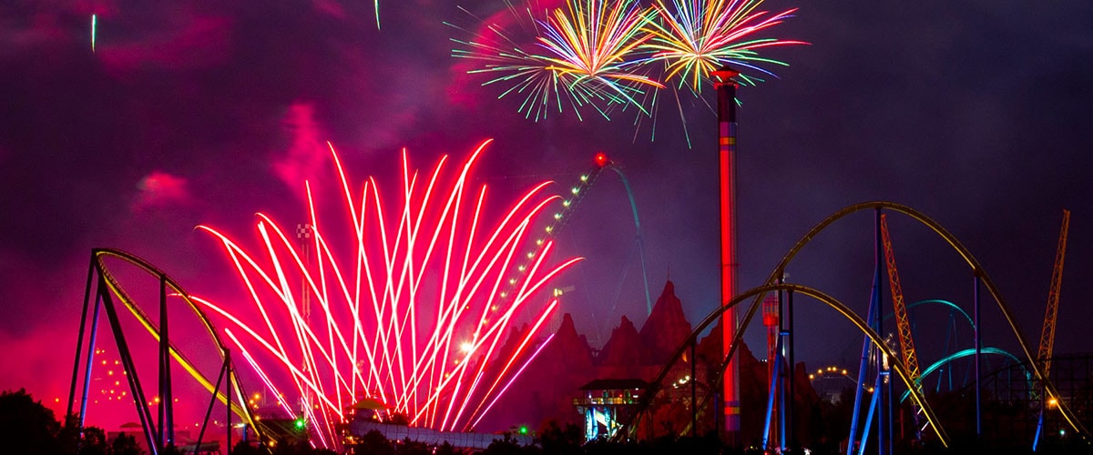 Canada's Wonderland hosts the GTA's largest Victoria Day fireworks show.